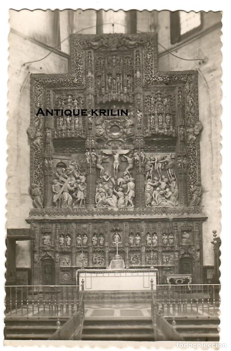 Postales: HUESCA N&ordm; 29 CATEDRAL , ALTAR MAYOR / GARCIA GARRABELLA / SIN FRANQUEAR