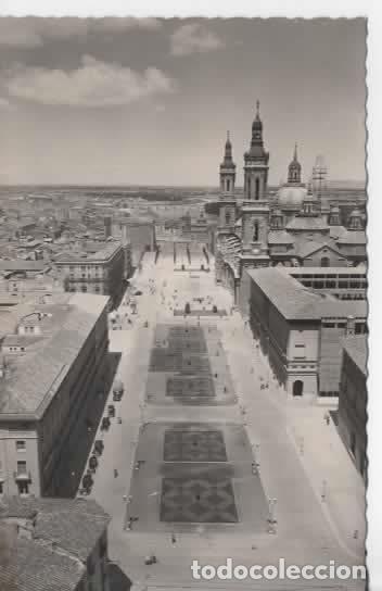 Postales: ZARAGOZA SIN ESCRIBIR PLAZA CATEDRALES