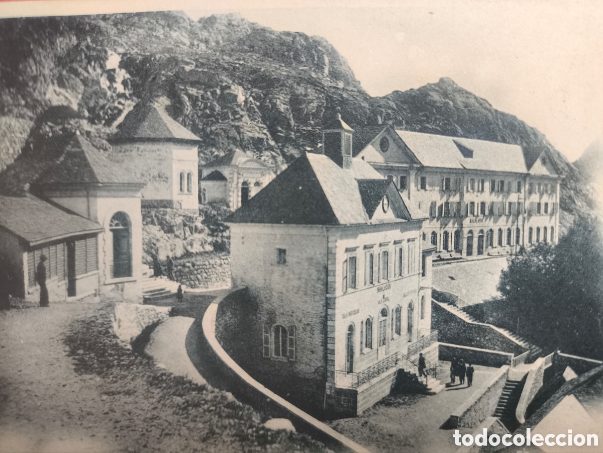 Postales: PANTICOSA VISTA DESDE LAS FUENTES POSTAL CIRCULADA COL. MARCIAL FOTOTIPIA HUESCA C. 1904