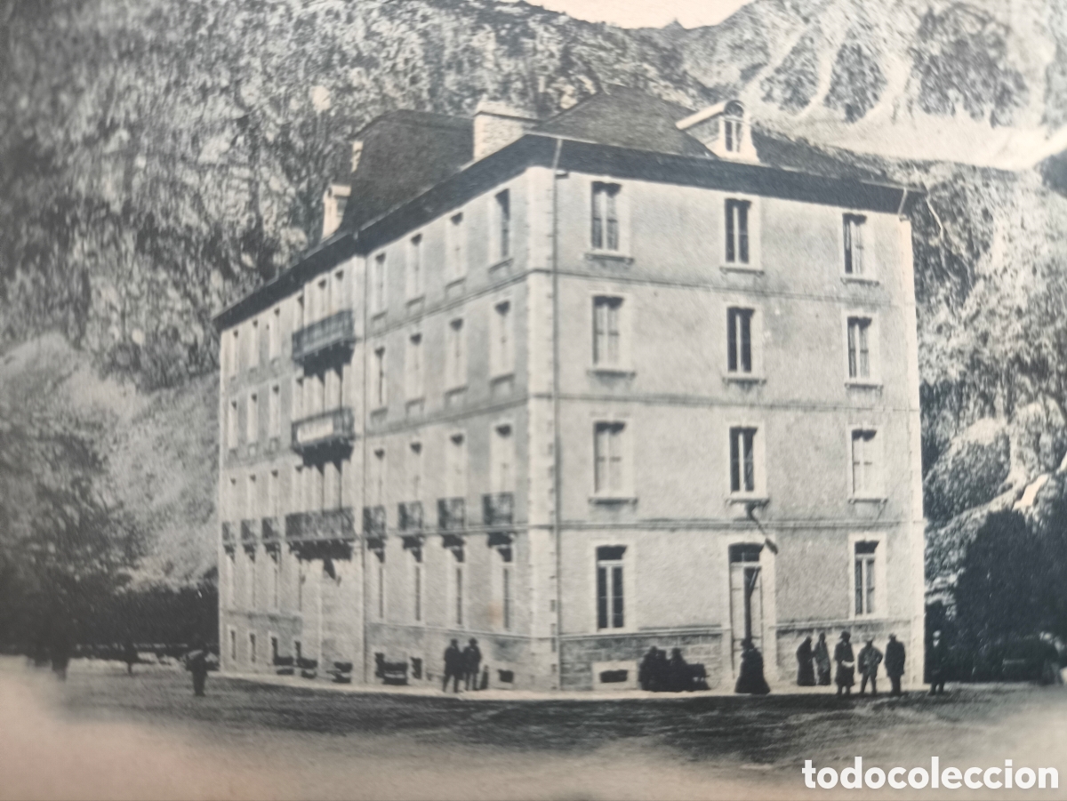 Postales: PANTICOSA BALNEARIO GRAN HOTEL POSTAL CIRCULADA COL. MARCIAL FOTOTIPIA HUESCA C. 1904