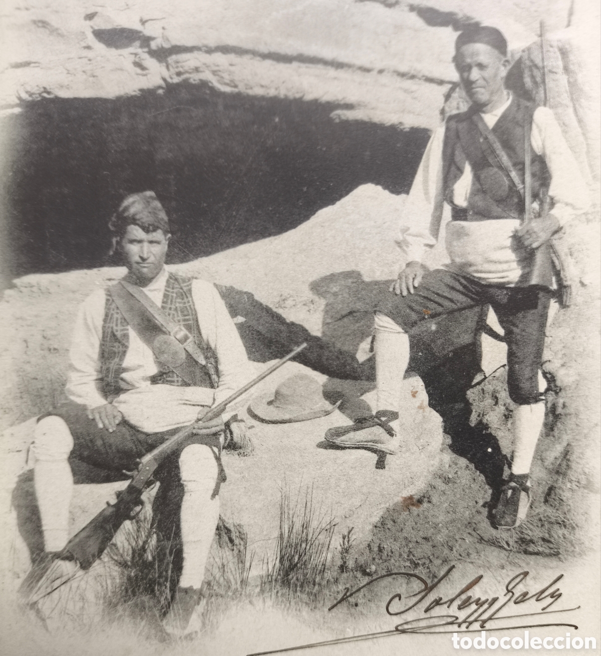 Postales: ARAGON GUARDAS JURADOS POSTAL FOTOTIPIA CIRCULADA 1905