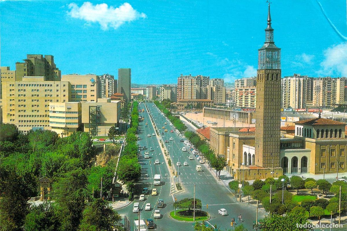 Postales: Postal de la Avenida Isabel La Cat&oacute;lica en Zaragoza