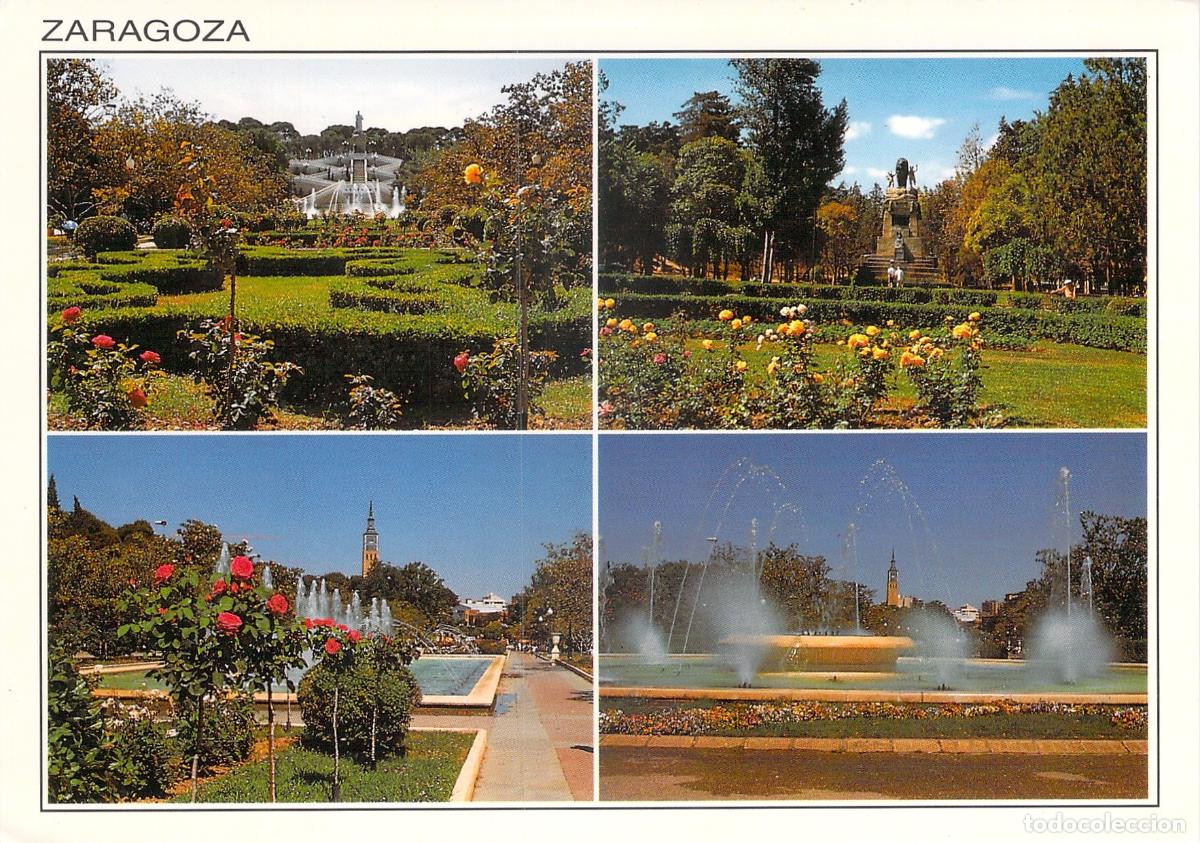 Postales: Postal de Zaragoza Parque Primo de Rivera