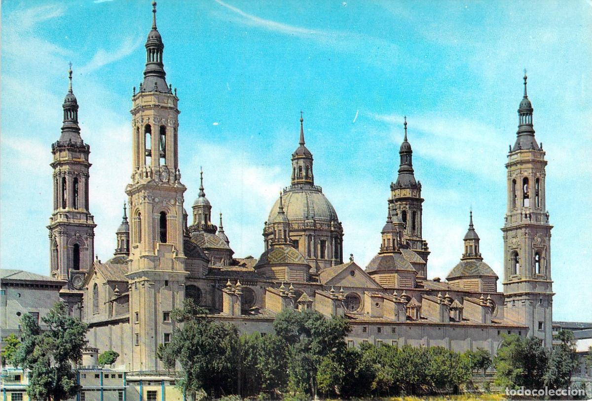 Postales: Postal de la Bas&iacute;lica del Pilar en Zaragoza