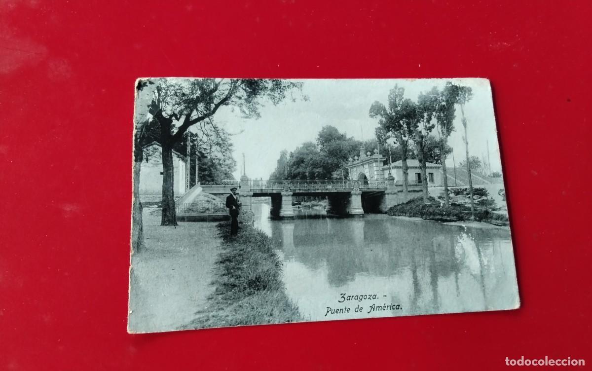 Postales: ZARAGOZA , POSTAL ANTIGUA, BLANCO Y NEGRO - Foto 2