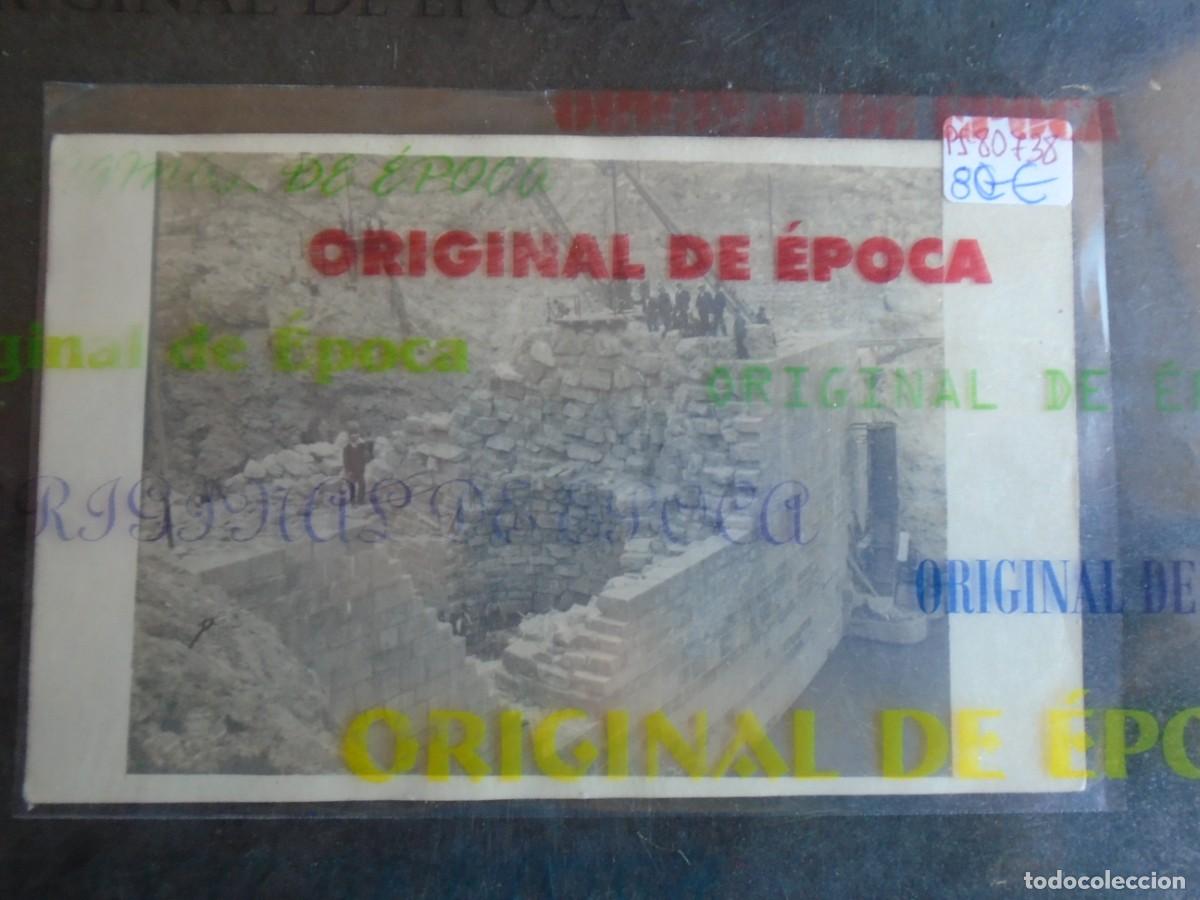Postales: (PS-80738)POSTAL FOTOGRAFICA DE OLIETE(TERUEL)-PANTANO DE CUEVA-FORADADA.1 DE MAYO 1917