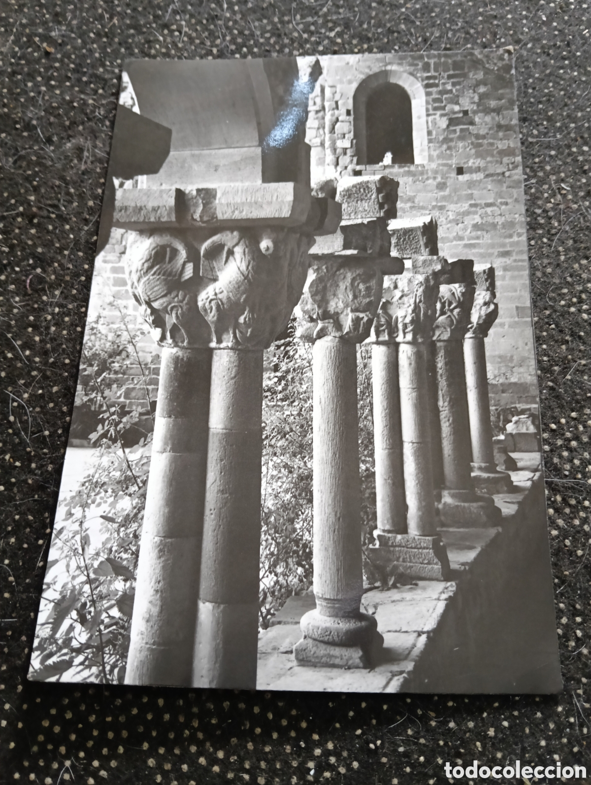 Postales: Postal de San Juan de la Pe&ntilde;a, claustro rom&aacute;nico