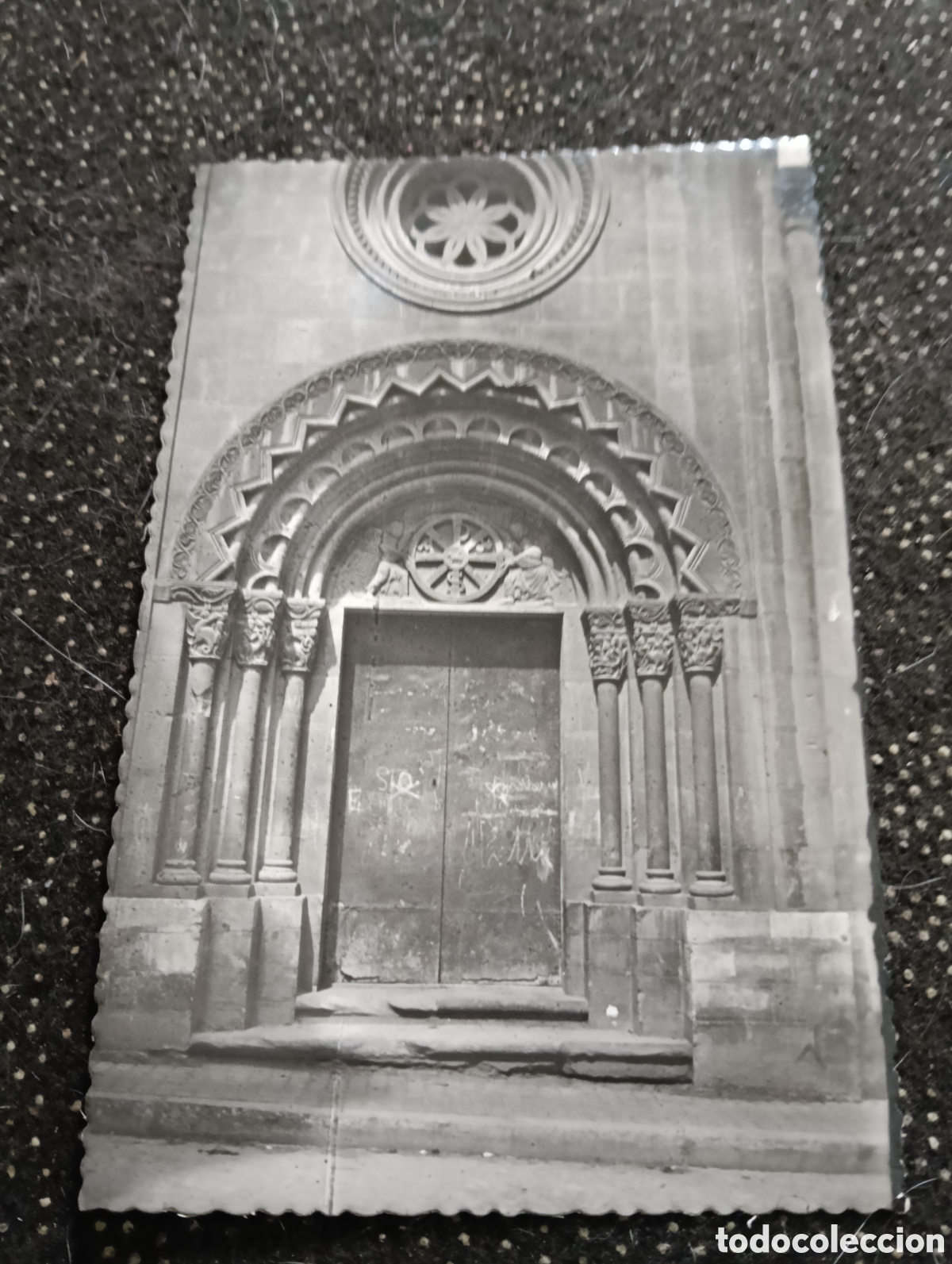 Postales: Postal de Huesca Iglesia de San Pedro el Viejo, Puerta del Claustro