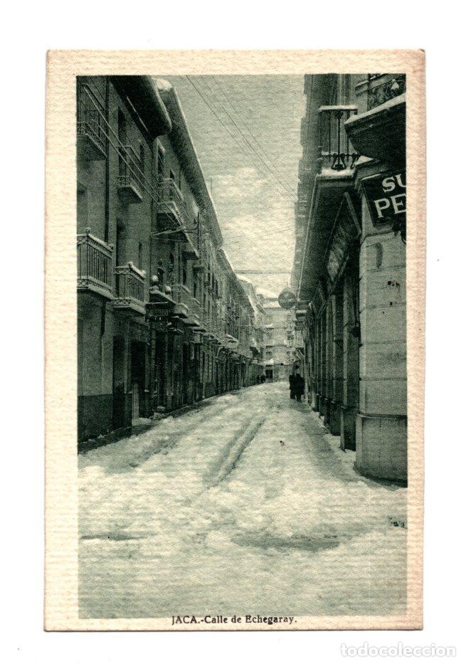 Postales: JACA.(HUESCA).- CALLE DE ECHEGARAY.