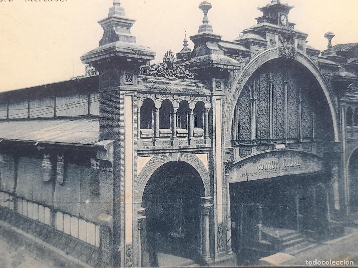 Postales: Zaragoza. El Mercado. - Foto 3