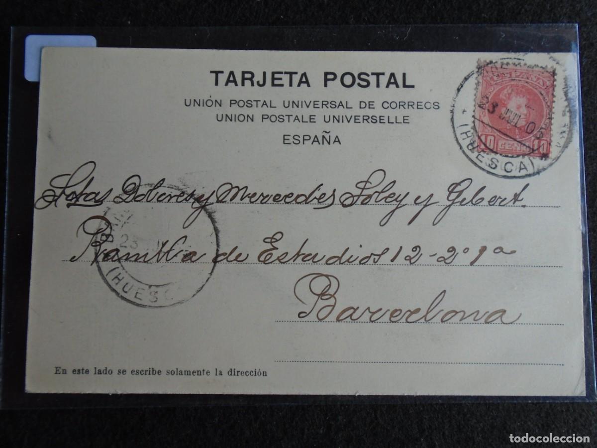 Postales: (PS-80760)POSTAL DE ARAGON-A LA PUERTA DE LA TABERNA - Foto 4