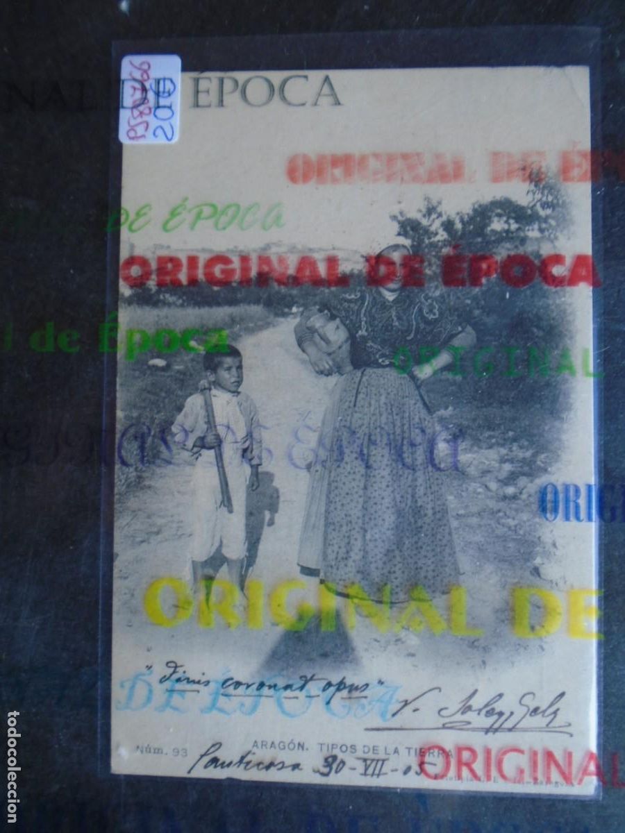 Postales: (PS-80766)POSTAL DE ARAGON-TIPOS DE LA TIERRA.FOTOTIPIA L.ESCOLA