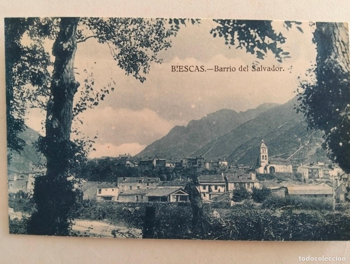 Postales: ANTIGUA POSTAL BIESCAS, BARRIO DEL SALVADOR