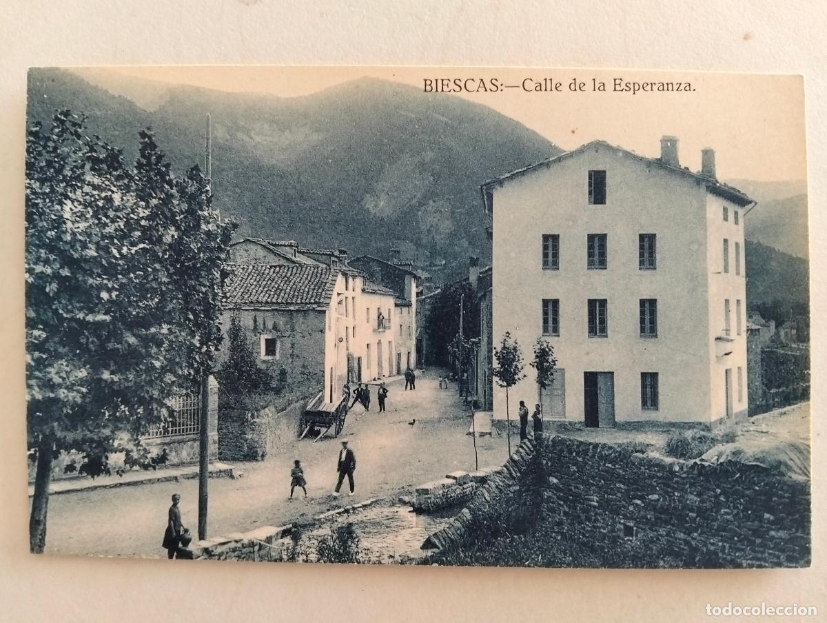 Postales: ANTIGUA POSTAL BIESCAS, CALLE DE LA ESPERANZA