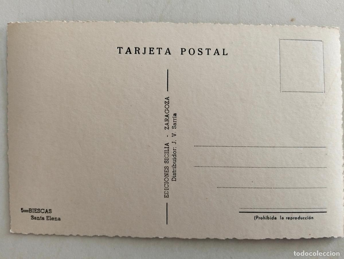 Postales: ANTIGUA POSTAL BIESCAS, SANTA ELENA - Foto 2