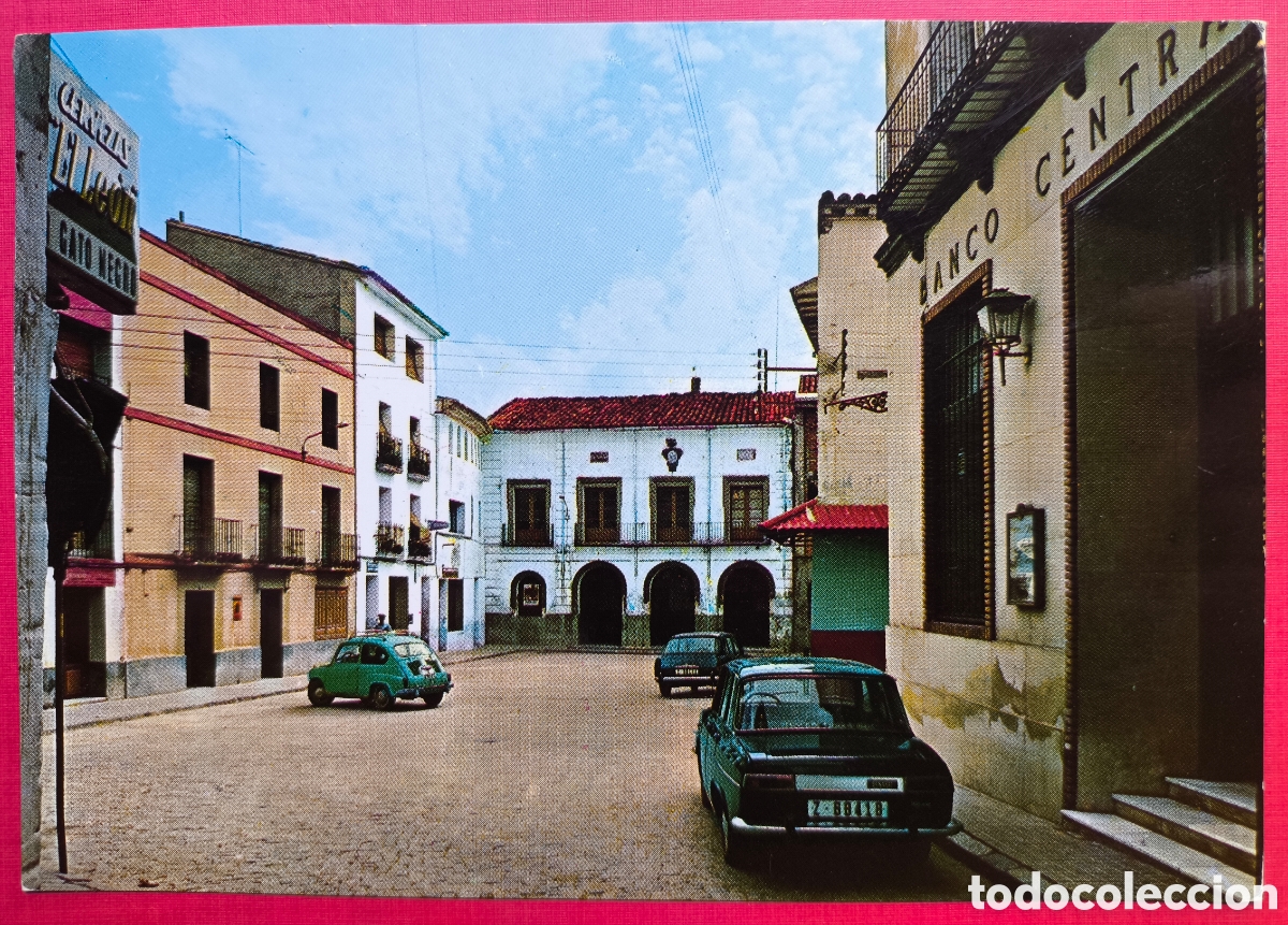 Postales: EPILA PLAZA AYUNTAMIENTO POSTAL A COLOR ZARAGOZA C. 1970