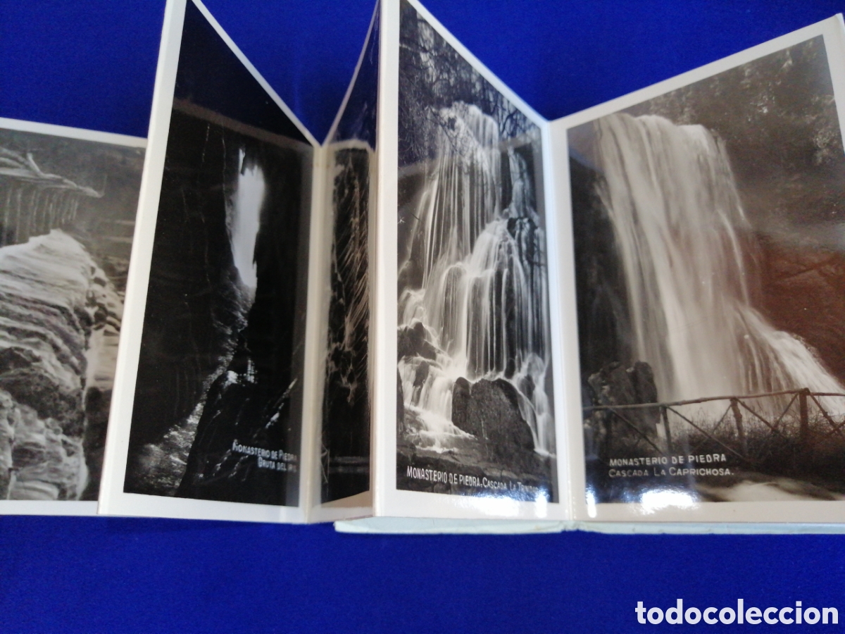Postales: RECUERDO DEL MONASTERIO DE PIEDRA - 10 POSTALES - Foto 4