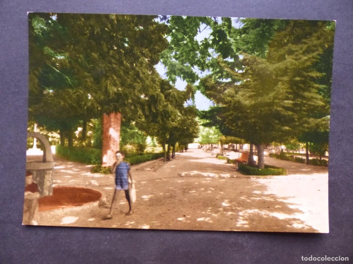 Postales: BORJA, ZARAGOZA, PASEO Y JARDINES- POSTAL FOTOGRAFICA