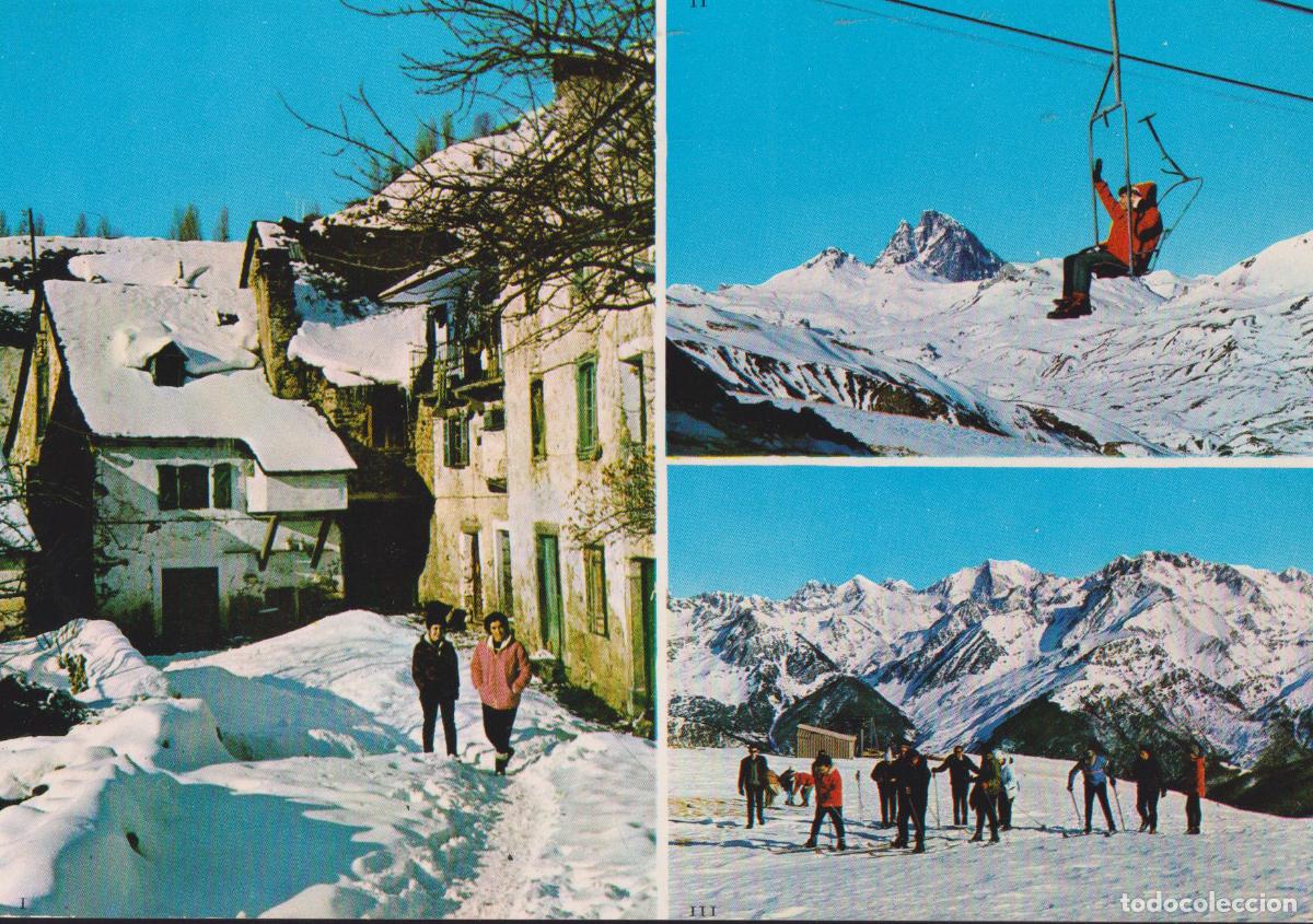 Postales: SALLENT DE G&Aacute;LLEGO (HUESCA) TELESILLA Y PISTAS DEL FORMIGAL &ndash; ED.SICILIA N&ordm;2 &ndash; S/C