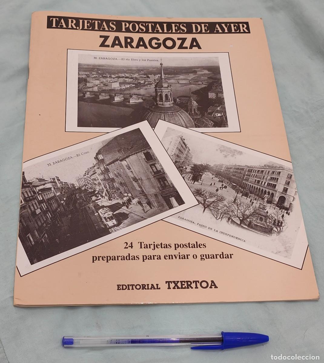 Postales: LIBRETO VINTAGE DE 24 POSTALES ANTIGUAS--ZARAGOZA.