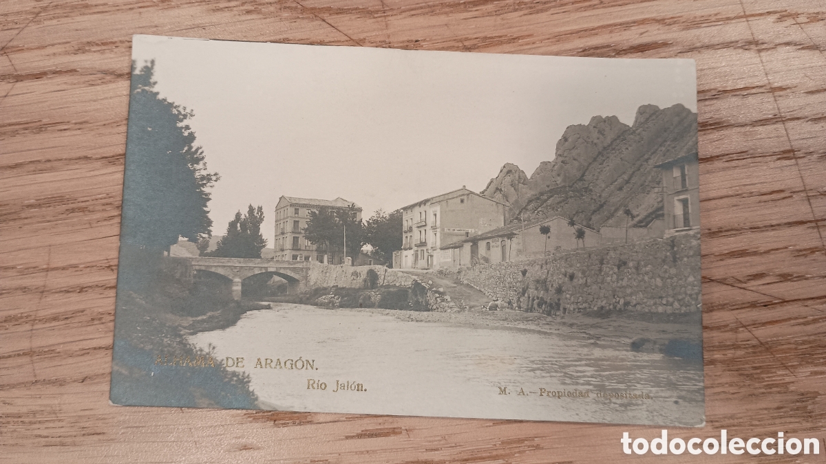 Postales: ALHAMA DE ARAG&Oacute;N (ZARAGOZA) - R&Iacute;O JAL&Oacute;N - M.A.
