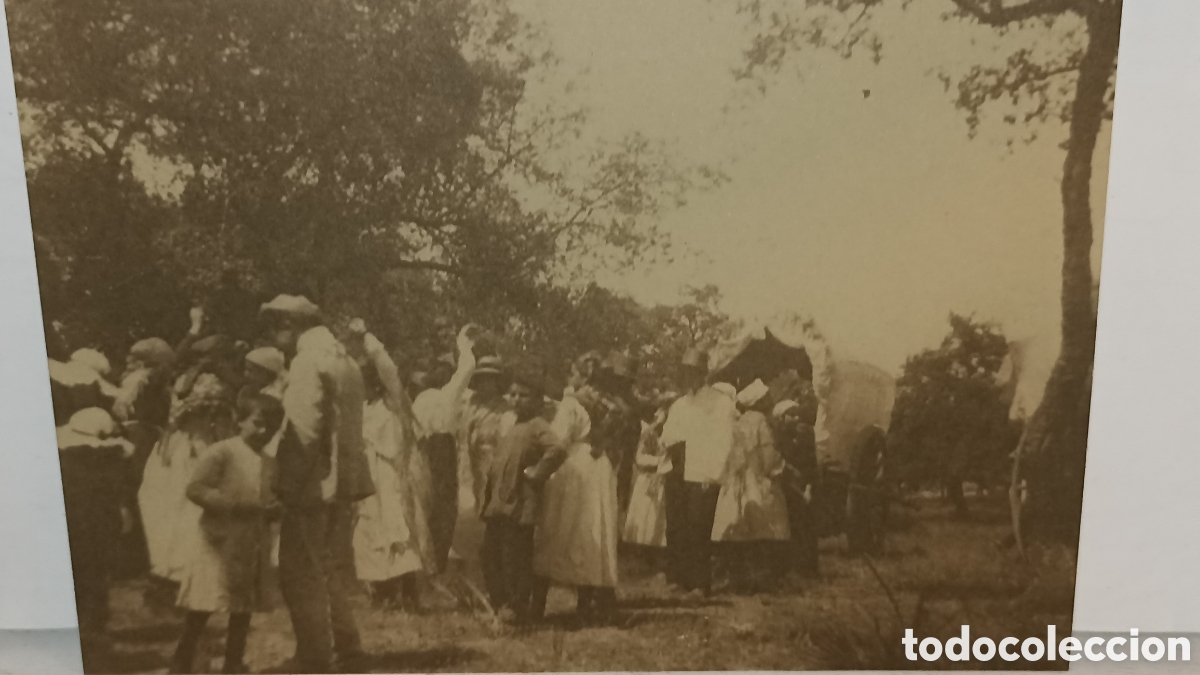 Postales: Mint Eduardo D&iacute;az Llanos en el roc&iacute;o baile y alegr&iacute;a Huelva mil novecientos dieciocho