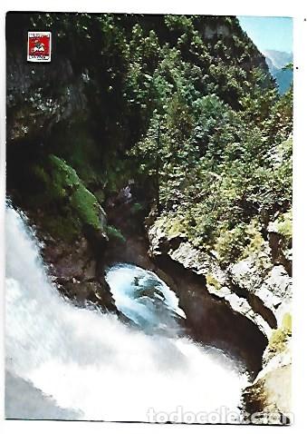 Postales: CASCADA SUPERIOR DE LA CUEVA, PARQUE NACIONAL DE ORDESA.- HUESCA