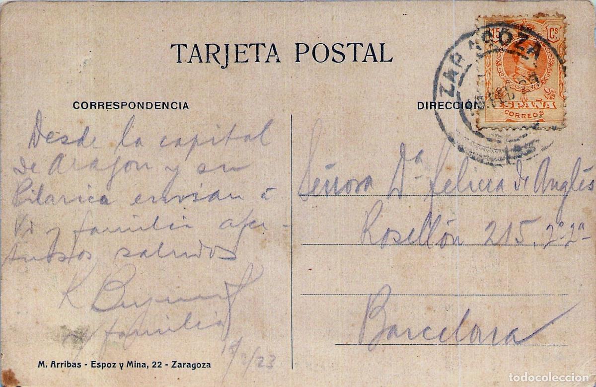 Postales: Postal de la Bas&iacute;lica del Pilar en Zaragoza - Foto 2