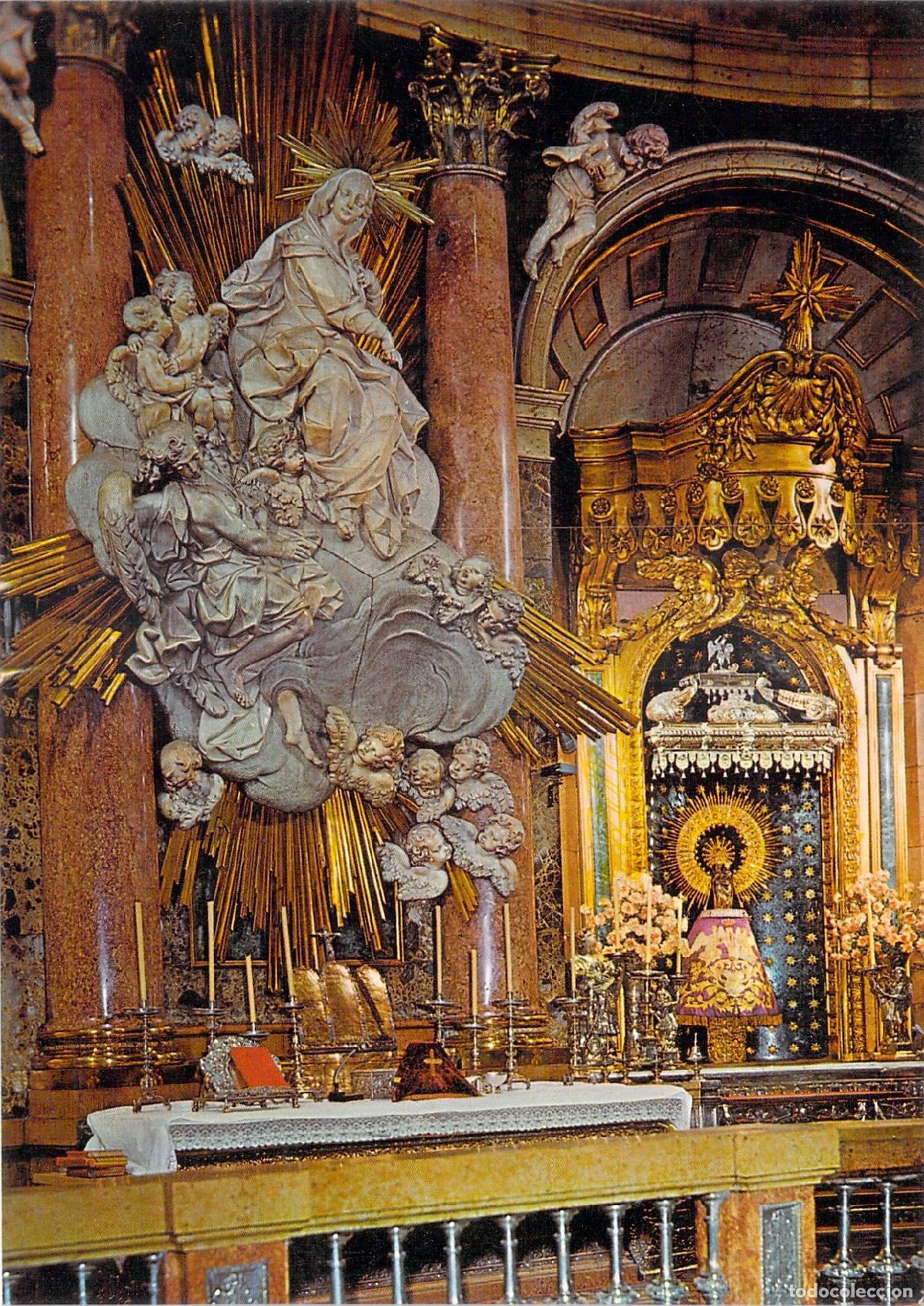 Postales: Postal de la Santa Capilla en la Bas&iacute;lica de Nuestra Se&ntilde;ora del Pilar, Zaragoza
