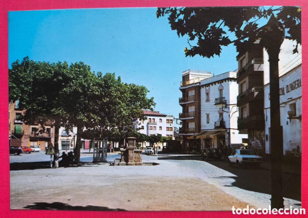 Postales: TAMARITE PLAZA ESPA&Ntilde;A POSTAL A COLOR HUESCA C. 1975