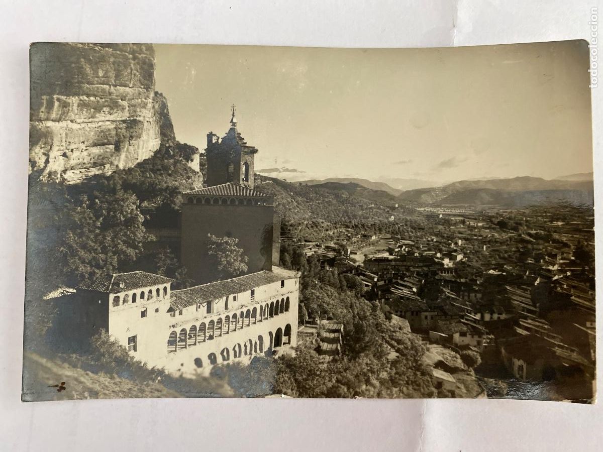Postales: POSTAL SANTUARIO NUESTRA SE&Ntilde;ORA VIRGEN DE LA PE&Ntilde;A . GRAUS CIRCULADA 1967