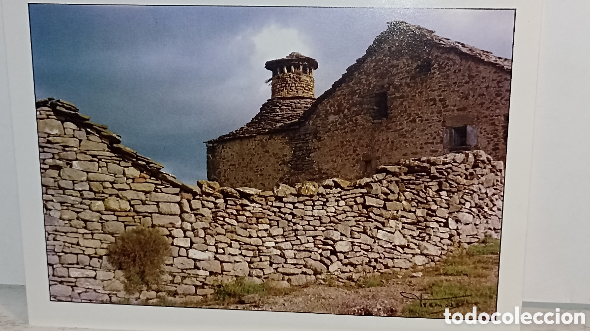 Postales: Mint el pueyo son derivaborsa Pirineo ediciones Joaqu&iacute;n 1983 imprenta aguar&oacute;n