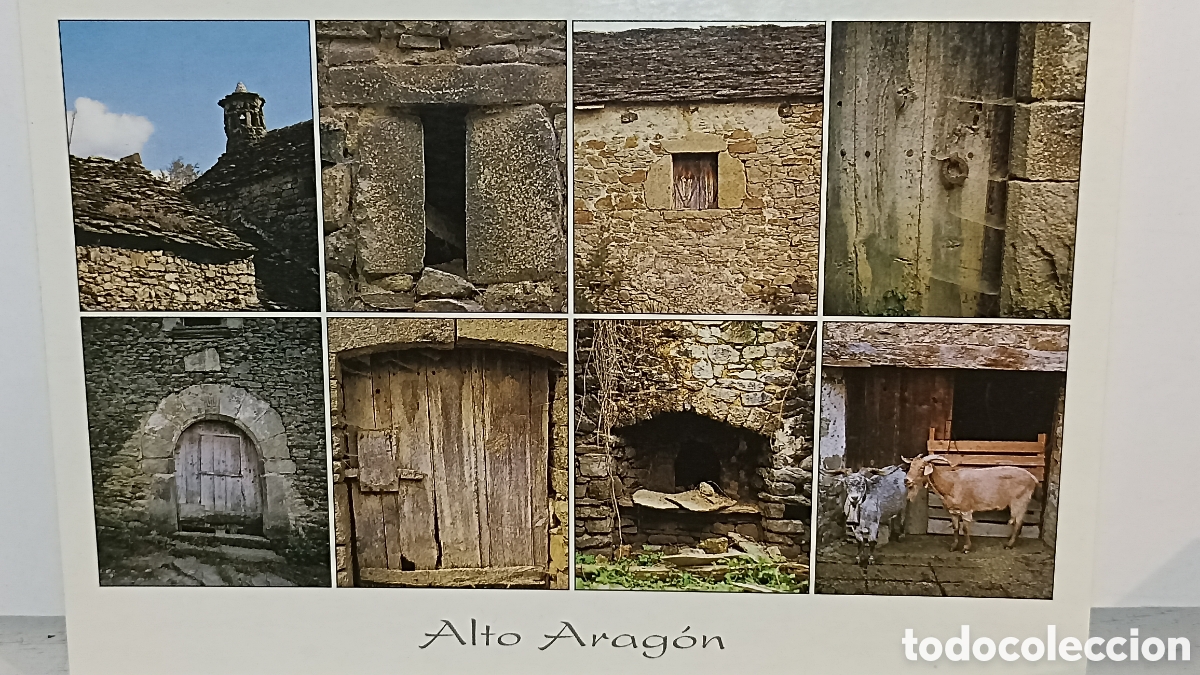 Postales: MINT 17/12 cm alto Arag&oacute;n detalles de la casa