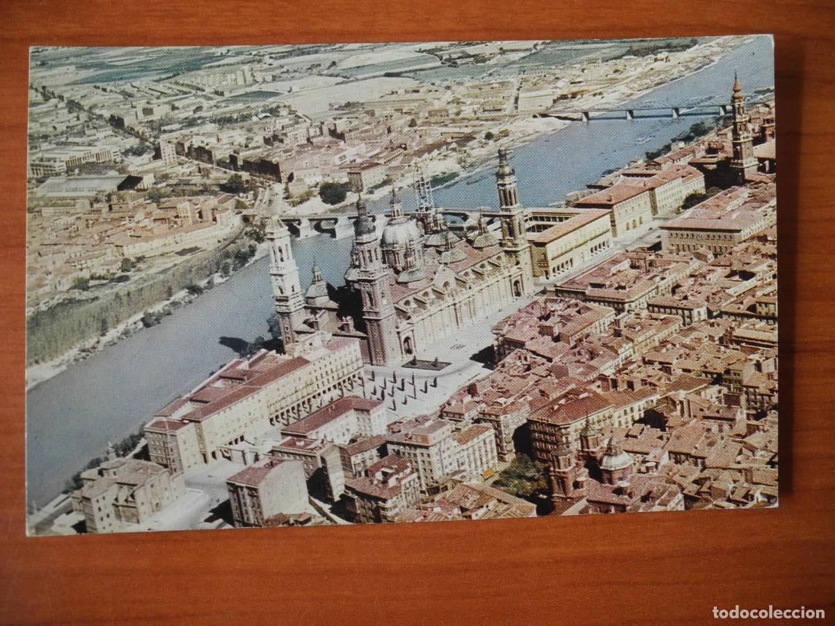 Postales: Zaragoza. El Pilar y el r&iacute;o Ebro. Iberia l&iacute;neas a&eacute;reas de Espa&ntilde;a. Nueva.