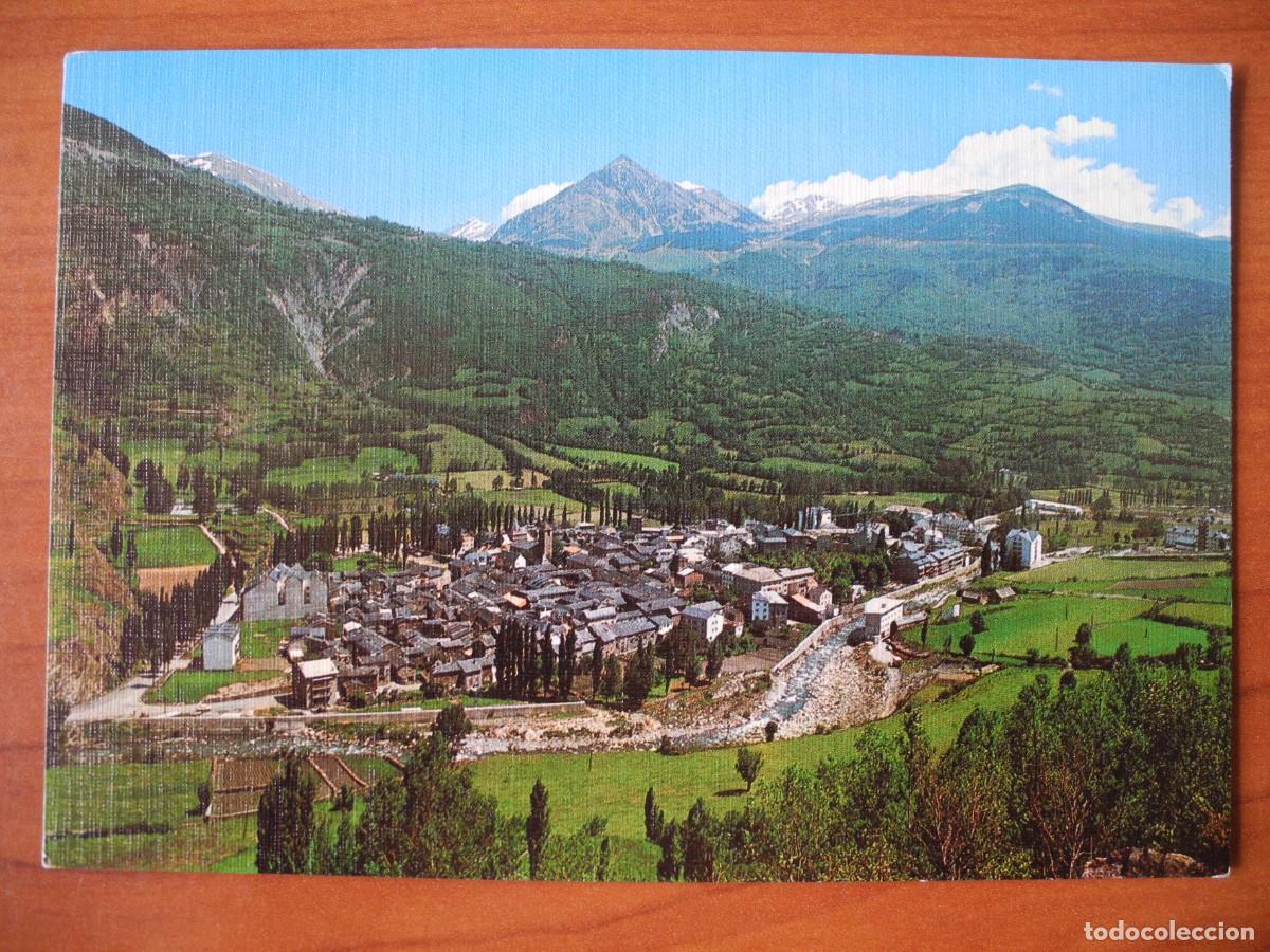 Postales: Benasque. Vista General. Al fondo Gallinero. Ed. Sicilia n. 6. Circulada 1982