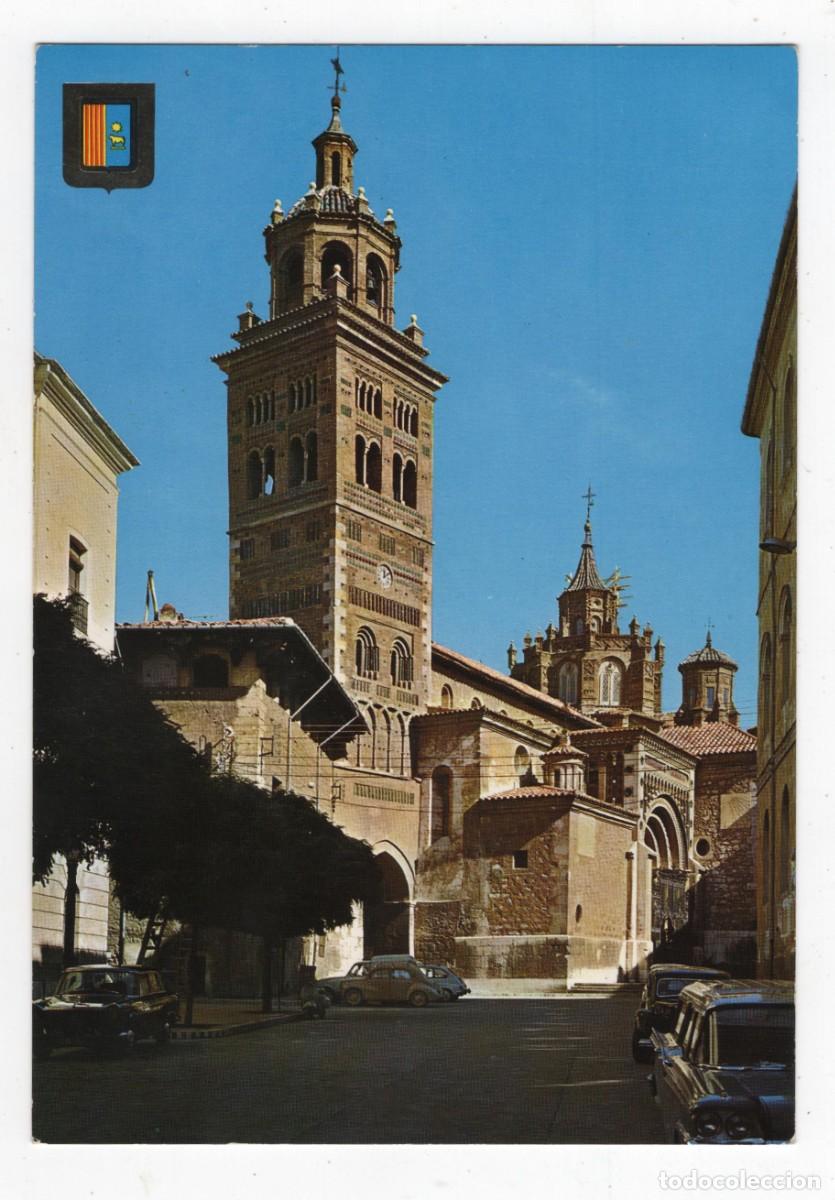 Postales: ALCA&Ntilde;IZ TERUEL CATEDRAL COMERCIAL ESCUDO DE ORO EDICIONES FISA SIN ESCRIBIR IMAGEN DOS CARAS
