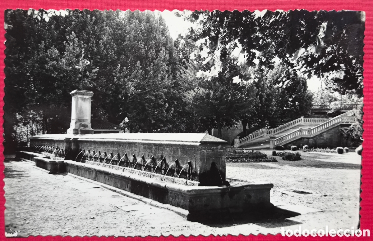 Postales: ALCA&Ntilde;IZ FUENTE 72 CA&Ntilde;OS POSTAL FOTOGR&Aacute;FICA TERUEL C. 1955