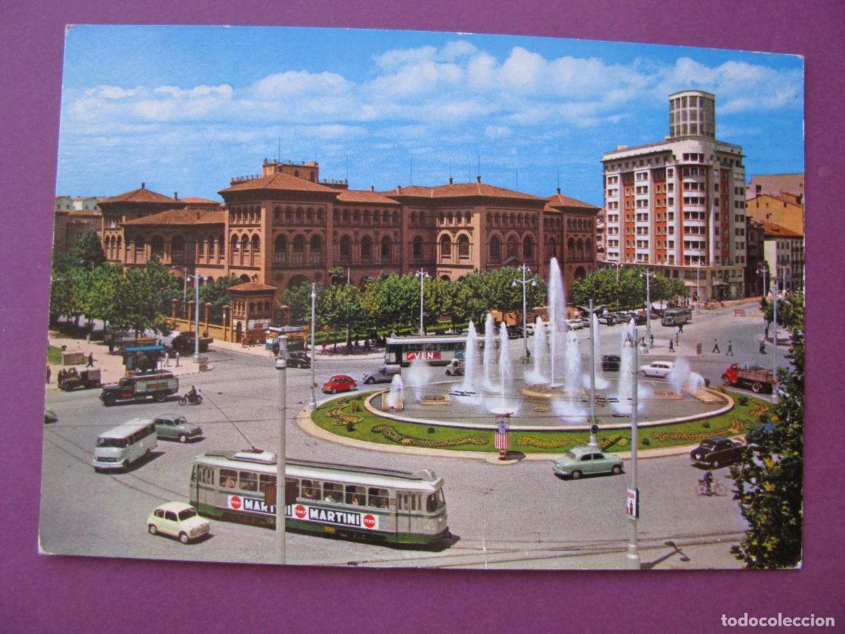 Postales: POSTAL DE ZARAGOZA. PLAZA DE PARAISO. GARCIA GARRABELLA. ESCRITA