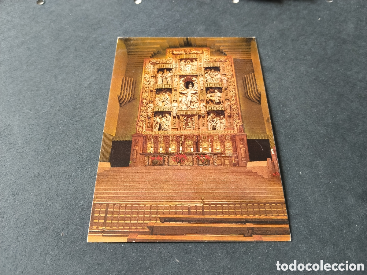 Postales: Postal Torreciudad retablo