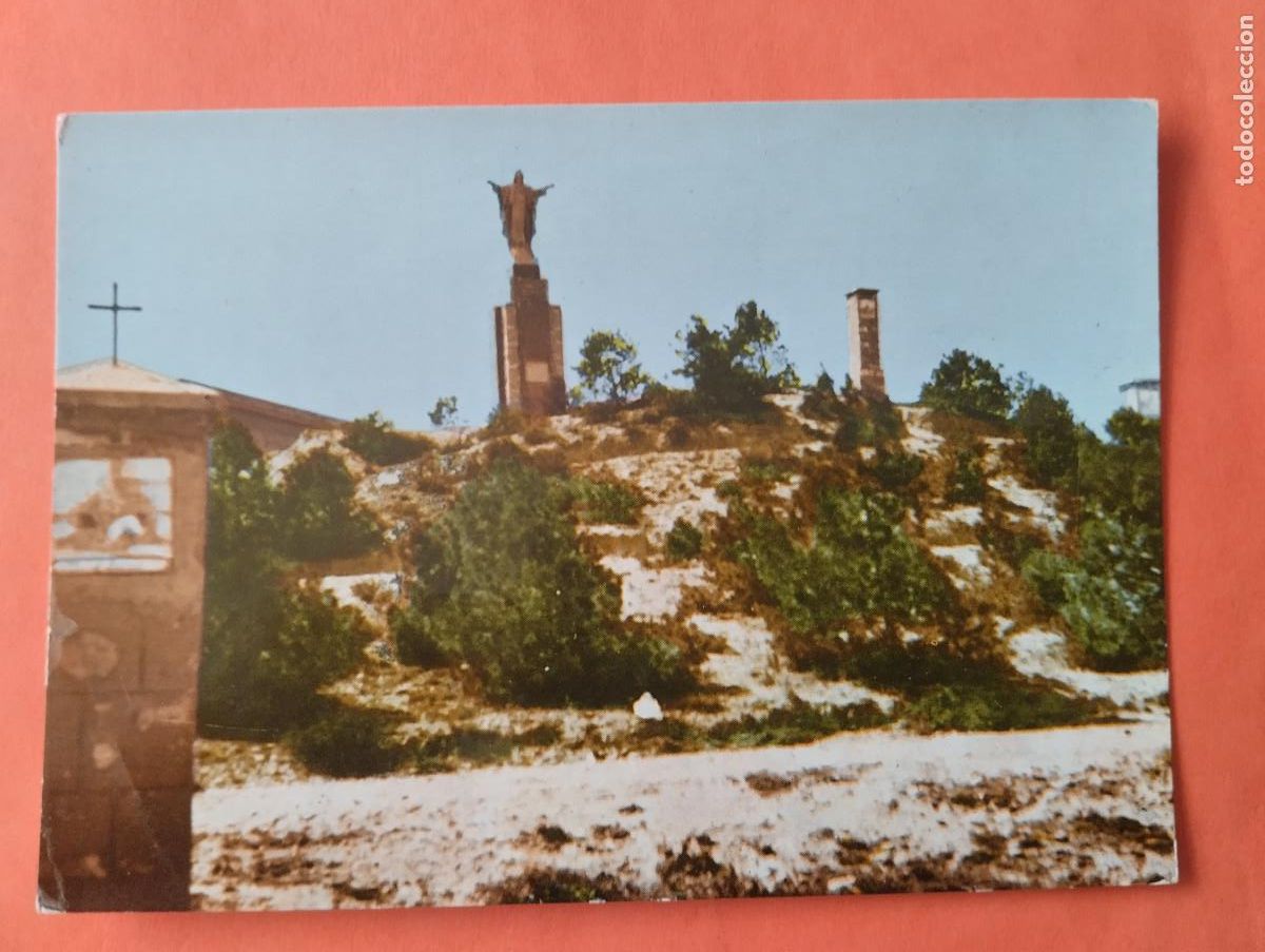 Postales: FUENTES DE EBRO ZARAGOZA. SAGRADO CORAZON Y CALVARIO
