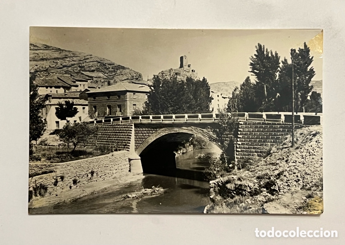 Postales: VILLEL (Teruel) Postal Puente sobre el rio Turia. Edici&oacute;nes DORY (h.1960?) S/C