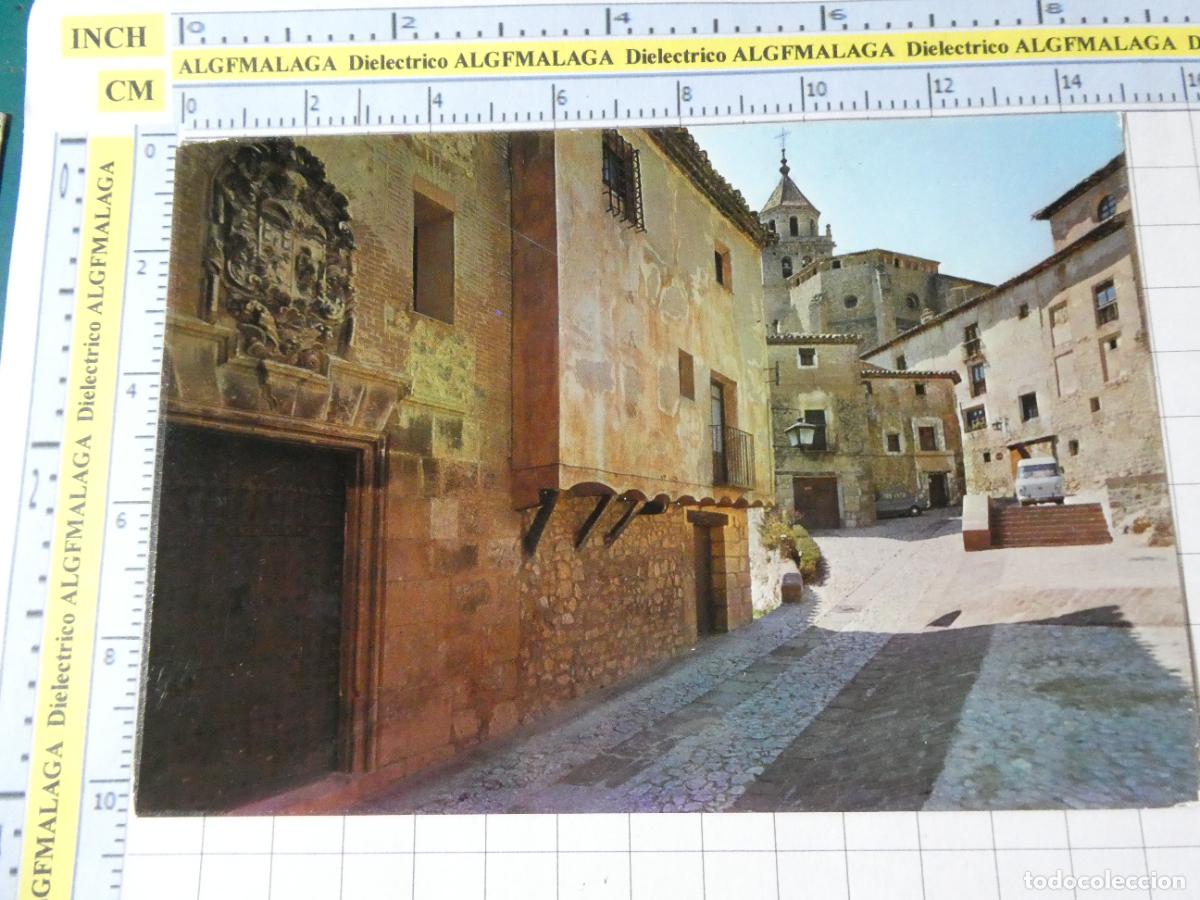 Postales: POSTAL DE TERUEL. A&Ntilde;O 1974 ALBARRAC&Iacute;N CALLE DE LA CATEDRAL 27 SICILIA. 1428