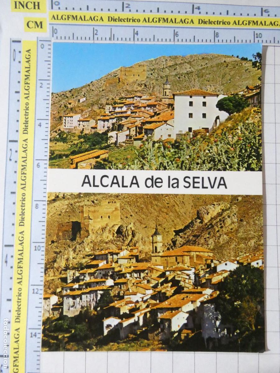Postales: POSTAL DE TERUEL. A&Ntilde;O 1980. ALCAL&Aacute; DE LA SELVA VISTAS PANOR&Aacute;MICAS. 4 JDP 1444