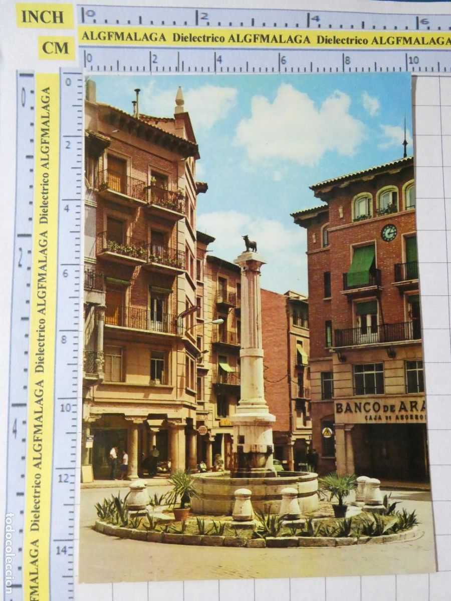 Postales: POSTAL DE TERUEL. A&Ntilde;O 1965. PLAZA DE CARLOS CASTEL TORICO 11 GARRABELLA 1447