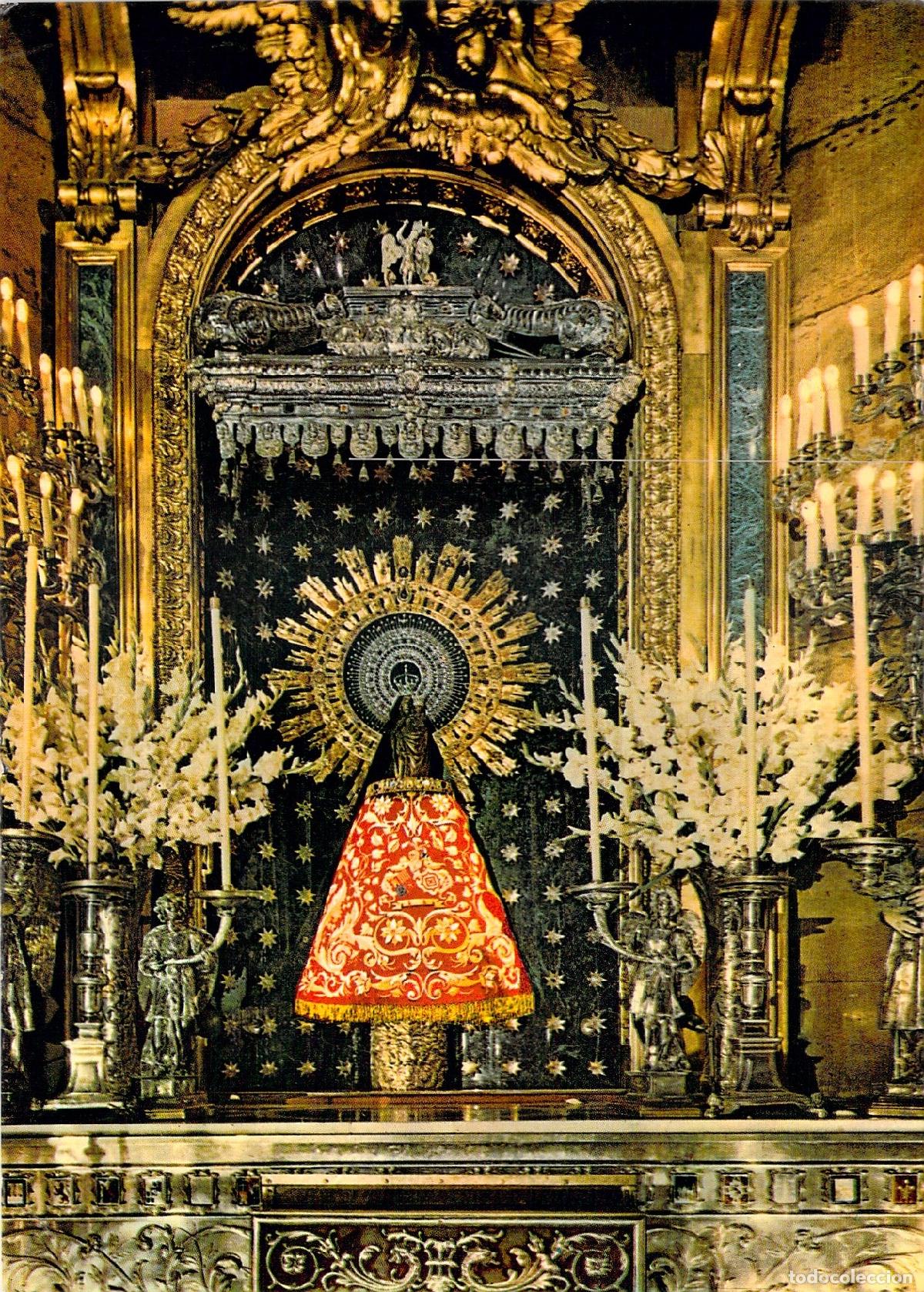 Postales: Postal de la Bas&iacute;lica del Pilar en Zaragoza, Camarin de la Virgen