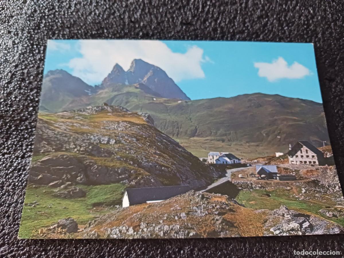 Postales: 6 pirineo aragones, sallent de gallego, frontera del portalet, ed. pe&ntilde;arroya