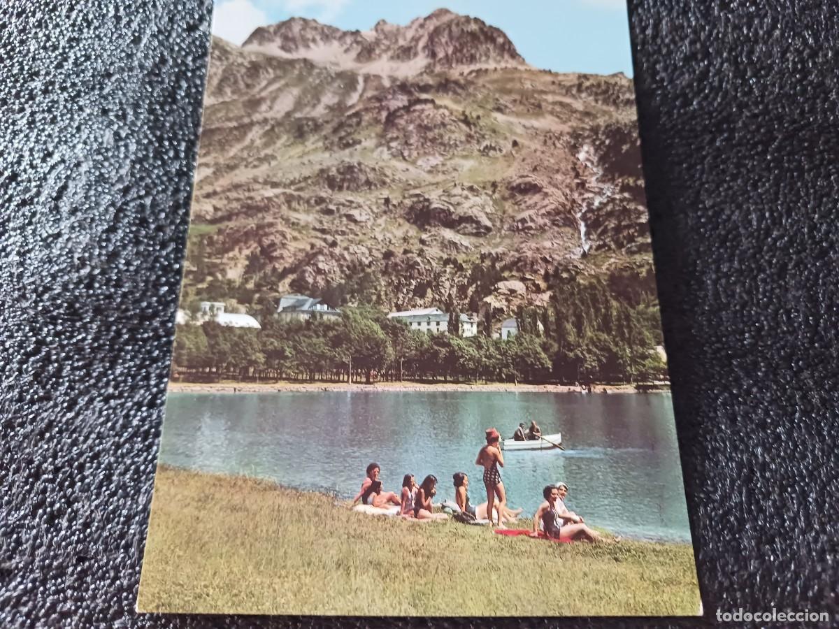 Postales: 5 BALNEARIO DE PANTICOSA (HUESCA). PLAYA DEL LAGO, ed. sicilia
