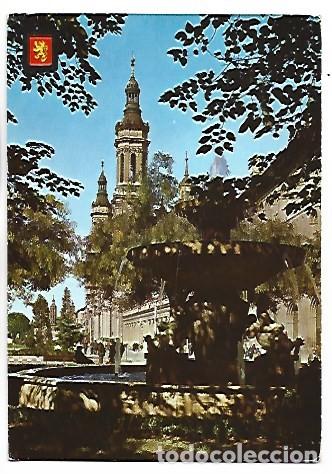 Postales: PLAZA DE LA SEO Y TEMPLO DEL PILAR.- ZARAGOZA