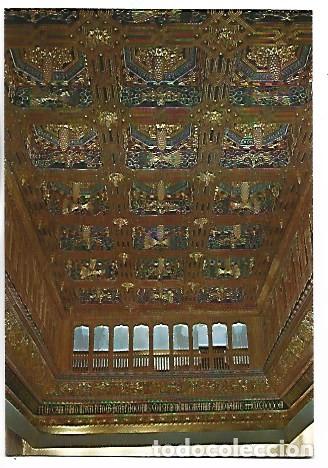Postales: CASTILLO DE LA ALJAFERIA. PALACIO DE LOS REYES CATOLICOS. ALFARJE DE LA SALA DORADA.- ZARAGOZA