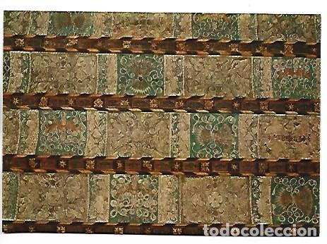 Postales: CASTILLO DE LA ALJAFERIA. ARTESONADO ESCALERA REYES CATOLICOS, SIGLO XV.- ZARAGOZA